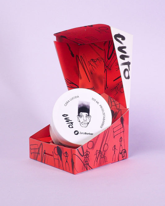 Kit Barberia - 12 Cere Lucide e Mantellina