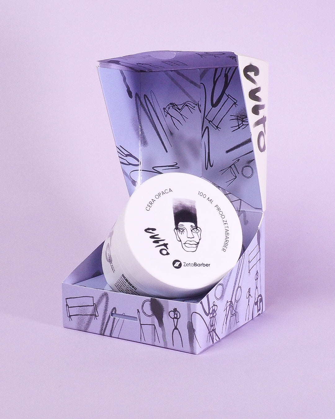 Kit Barberia - 12 Cere Opache e Mantellina