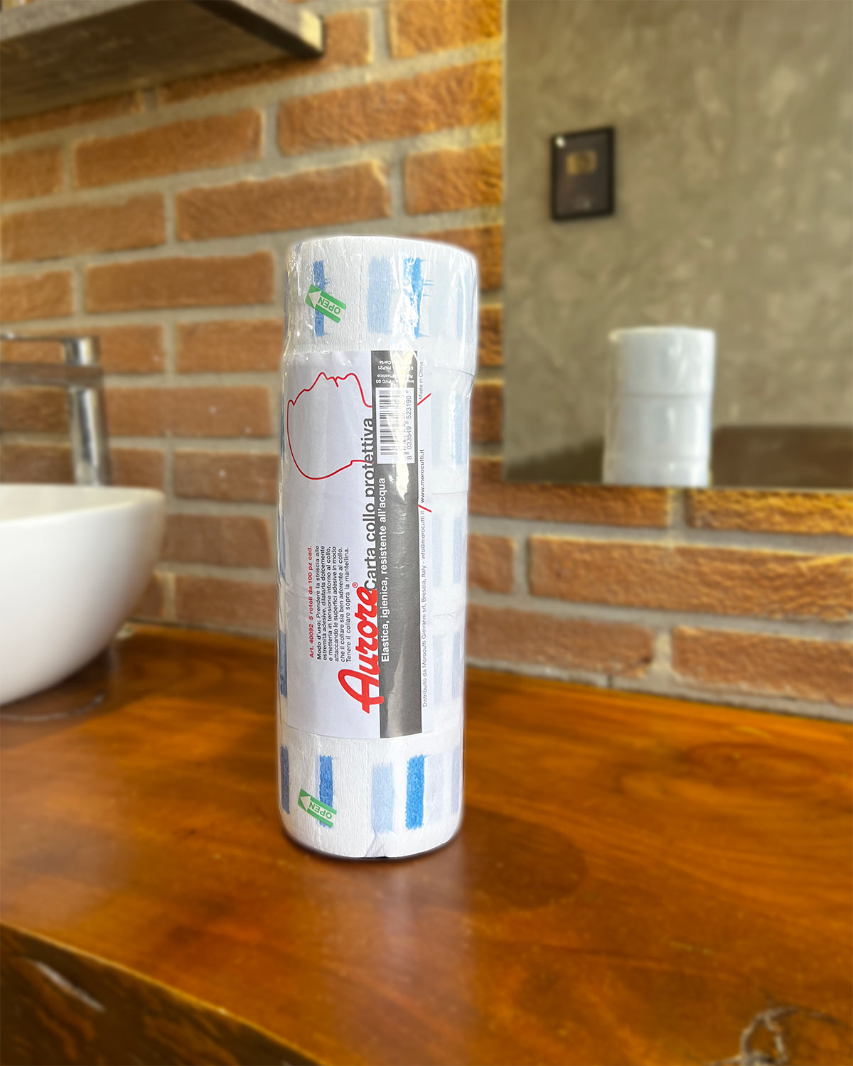 5 rotoli da 100 strappi - Carta collo monouso